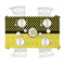 Honeycomb, Bees & Polka Dots Tablecloths (58"x102") - TOP VIEW