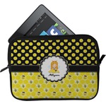 Honeycomb, Bees & Polka Dots Tablet Case / Sleeve - Small (Personalized)