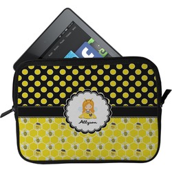 Honeycomb, Bees & Polka Dots Tablet Case / Sleeve (Personalized)