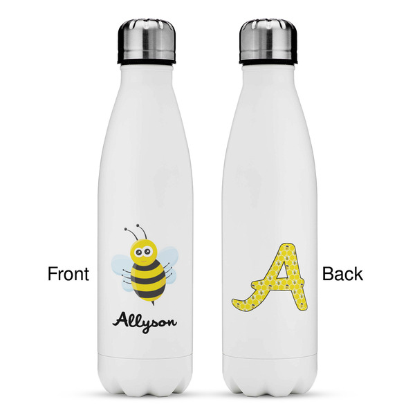Honeycomb, Bees & Polka Dots Tapered Water Bottle - Apvl