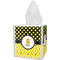Honeycomb, Bees & Polka Dots Tissue Box Cover (Personalized)