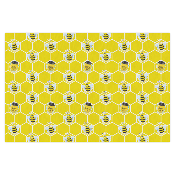 Custom Honeycomb, Bees & Polka Dots Tissue Paper Sheets - X-Large - Heavyweight