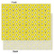 Honeycomb, Bees & Polka Dots Tissue Paper - Lightweight - Large - Front & Back