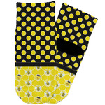 Honeycomb, Bees & Polka Dots Toddler Ankle Socks