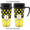Honeycomb, Bees & Polka Dots Travel Mugs - with & without Handle