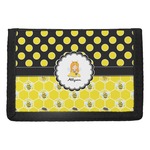 Honeycomb, Bees & Polka Dots Trifold Wallet (Personalized)