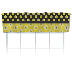 Honeycomb, Bees & Polka Dots Valance (Personalized)