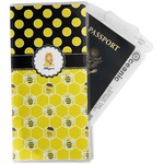 Honeycomb, Bees & Polka Dots Travel Document Holder