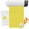 Honeycomb, Bees & Polka Dots Heat Transfer Vinyl Sheet (12"x18")