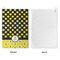 Honeycomb, Bees & Polka Dots Waffle Weave Golf Towel - Approval