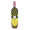 Honeycomb, Bees & Polka Dots Wine Bottle Apron - IN CONTEXT
