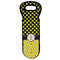 Honeycomb, Bees & Polka Dots Wine Tote Bag (Personalized)
