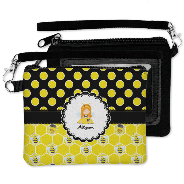 Honeycomb, Bees & Polka Dots Wristlet ID Cases - MAIN
