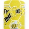 Honeycomb, Bees & Polka Dots Yoga Mat Strap Close Up Detail