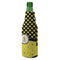 Honeycomb, Bees & Polka Dots Zipper Bottle Cooler - ANGLE (bottle)