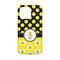 Honeycomb, Bees & Polka Dots iPhone 13 Mini Case - Back