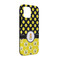 Honeycomb, Bees & Polka Dots iPhone Case - Rubber Lined - iPhone 13 Pro (Personalized)