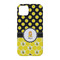 Honeycomb, Bees & Polka Dots iPhone 14 Case - Back