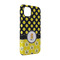 Honeycomb, Bees & Polka Dots iPhone 14 Pro Tough Case - Angle