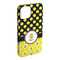 Honeycomb, Bees & Polka Dots iPhone 15 Pro Max Case - Angle