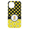Honeycomb, Bees & Polka Dots iPhone 15 Pro Max Case - Back