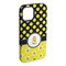 Honeycomb, Bees & Polka Dots iPhone 15 Pro Max Tough Case - Angle