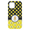 Honeycomb, Bees & Polka Dots iPhone 15 Pro Max Tough Case - Back
