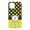 Honeycomb, Bees & Polka Dots iPhone 15 Pro Tough Case - Back