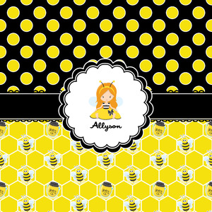 Honeycomb, Bees & Polka Dots