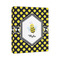 Bee & Polka Dots 11x14 - Canvas Print - Angled View
