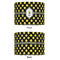 Bee & Polka Dots 12" Drum Lampshade - APPROVAL (Fabric)