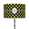 Bee & Polka Dots 12" Drum Lamp Shade - Fabric (Personalized)