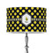 Bee & Polka Dots 12" Drum Lamp Shade - Poly-film (Personalized)