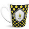 Bee & Polka Dots 12 Oz Latte Mug - Front Full