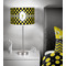 Bee & Polka Dots 13 inch drum lamp shade - in room