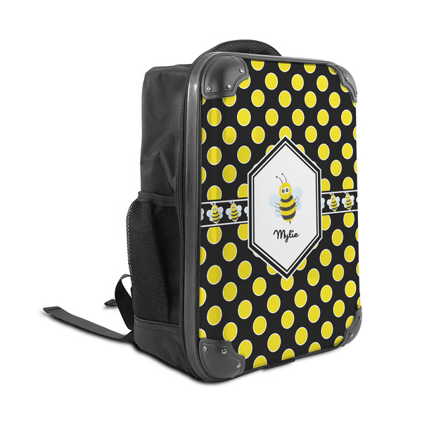 Bee & Polka Dots 15" Backpack - ANGLE VIEW