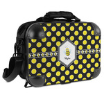 Bee & Polka Dots Hard Shell Briefcase - 15" (Personalized)