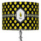 Bee & Polka Dots 16" Drum Lamp Shade - Fabric (Personalized)