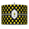 Bee & Polka Dots Drum Pendant Lamp (Personalized)