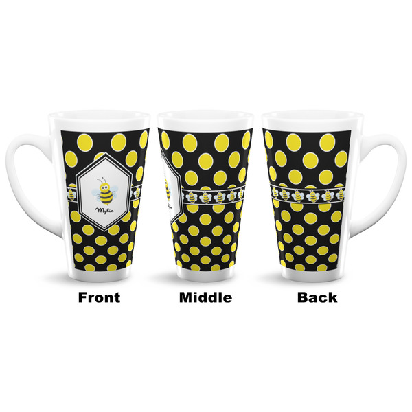 Bee & Polka Dots 16 Oz Latte Mug - Approval