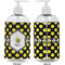 Bee & Polka Dots 16 oz Plastic Liquid Dispenser- Approval- White