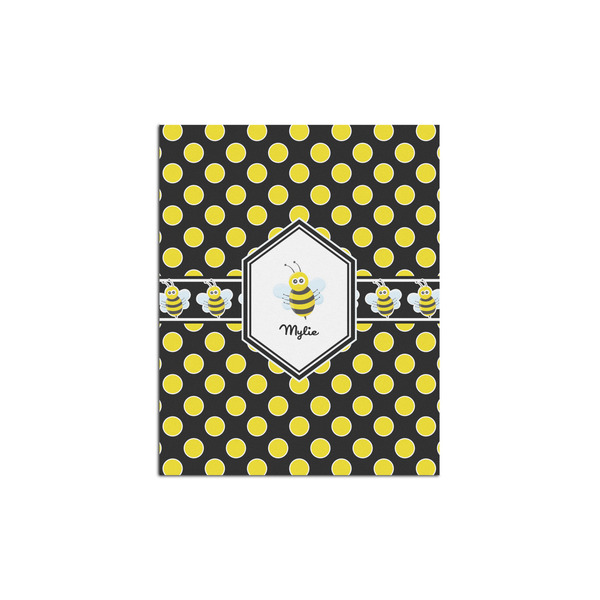 Custom Bee & Polka Dots Poster - Multiple Sizes (Personalized)
