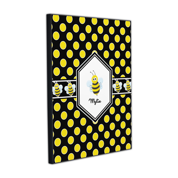 Custom Bee & Polka Dots Wood Prints (Personalized)