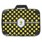 Bee & Polka Dots 18" Laptop Briefcase - FRONT