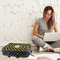 Bee & Polka Dots 18" Laptop Briefcase - LIFESTYLE