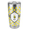 Bee & Polka Dots 20oz Stainless Steel Double Wall Tumbler - Full Print (Personalized)