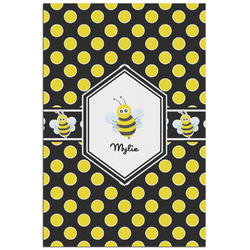 Bee & Polka Dots Poster - Matte - 24x36 (Personalized)