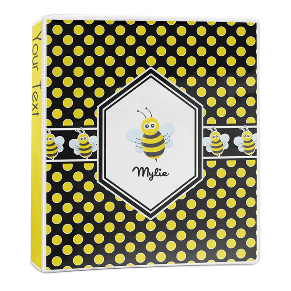 Bee & Polka Dots 3-Ring Binder Main- 1in