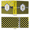 Bee & Polka Dots 3 Ring Binders - Full Wrap - 3" - APPROVAL