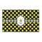 Bee & Polka Dots 3' x 5' Indoor Area Rug (Personalized)